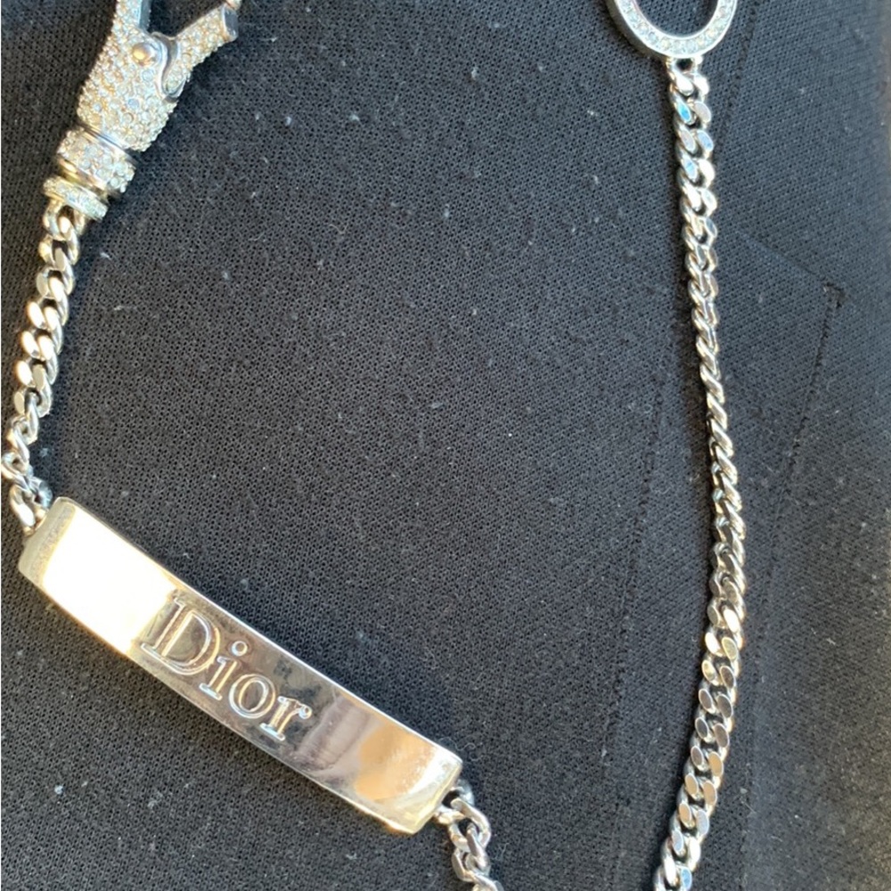 DIOR Swarovski dog collar choker necklace